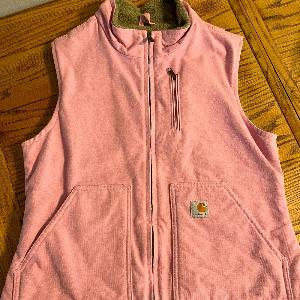Carhartt duck lined vest